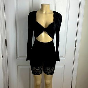 MM jumpsuit, black color, size M